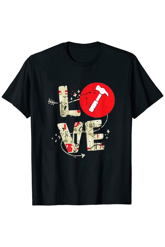 Handyman DIY Do-It-Yourselfers Craftsmen Gift Womens T-Shirt Black Medium