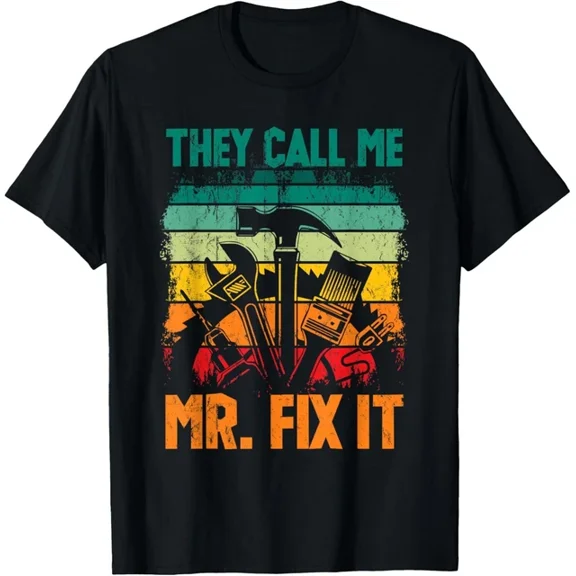 Handyman Dad They Call Me Mr FixIt Repairman Father'S Day T-Shirt
