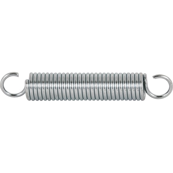 Handyman Extension Spring, 1/4 in. x 1-1/2 in. x 0.035 in., Steel, Single Loop, Closed (2-pack)
