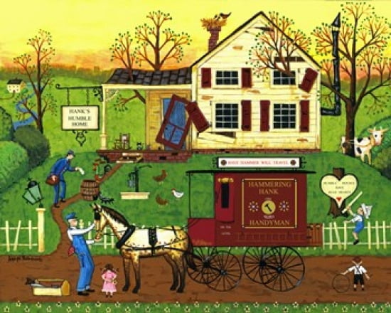 Handyman Hank Canvas Art - Joseph Holodook (24 x 20)