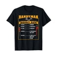thumbnail image 1 of Handyman Hourly Rate Gift For Handyman Dad T-Shirt, 1 of 5