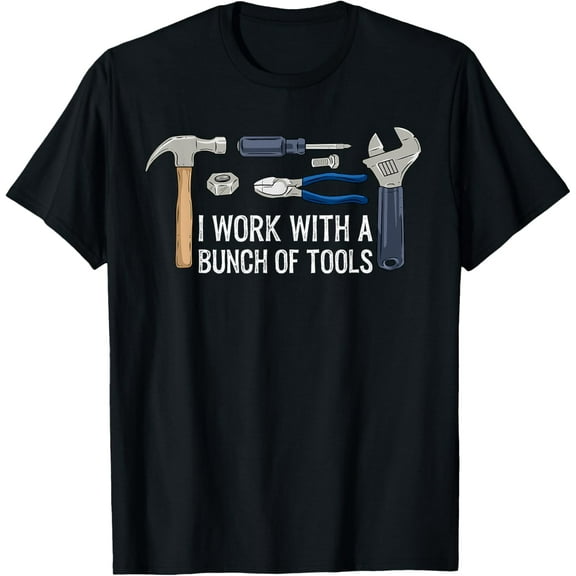 Handyman Shirt Men Electrician Gift Hardware Repair Mechanic T-Shirt