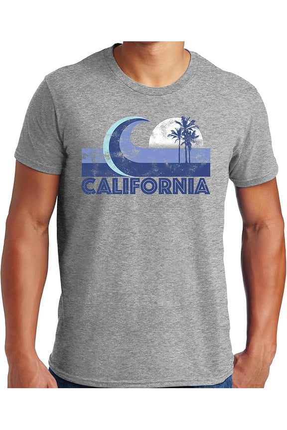 Hane's Mens Short Sleeve Surfing Graphic T-Shirt, 3X-LTall Athletic Heather