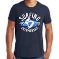thumbnail image 1 of Hane's Men’s Short Sleeve Surfing Graphic T-Shirt, 4XL Navy, 1 of 1