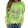 thumbnail image 1 of Hanen Christmas Shirt for Women,Women's Christmas Printed Fashionable Loose Casual Long Sleeved Top Regular Sleeve Hooded Sweatshirt, 1 of 4