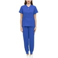 thumbnail image 1 of Hanen Scrubs Medical Uniform & Scrubs Women and Man Scrubs Set Medical Scrubs Top and Pants, 1 of 3