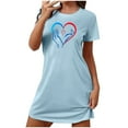 thumbnail image 1 of Hanen Women's Nightgown Cute Print Sleep Shirts Soft Nightshirt Lightweight Pajamas Dress Nightgowns for Women S-XXL, 1 of 3