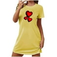 thumbnail image 1 of Hanen Women's Nightgown Cute Print Sleep Shirts Soft Nightshirt Lightweight Pajamas Dress Nightgowns for Women S-XXL, 1 of 3