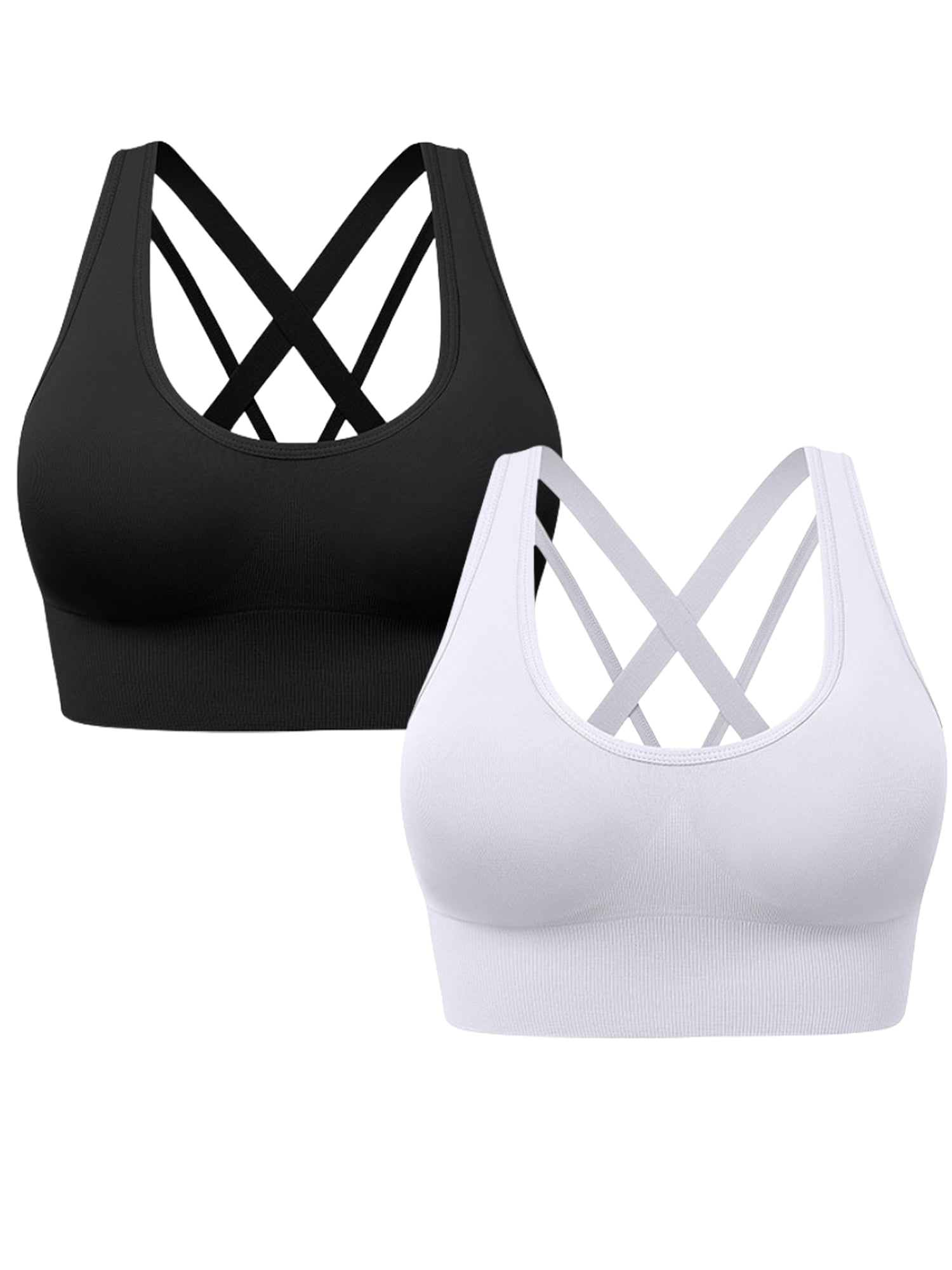 ZXSXSY Women Removable Padded Sports Bras for Workout