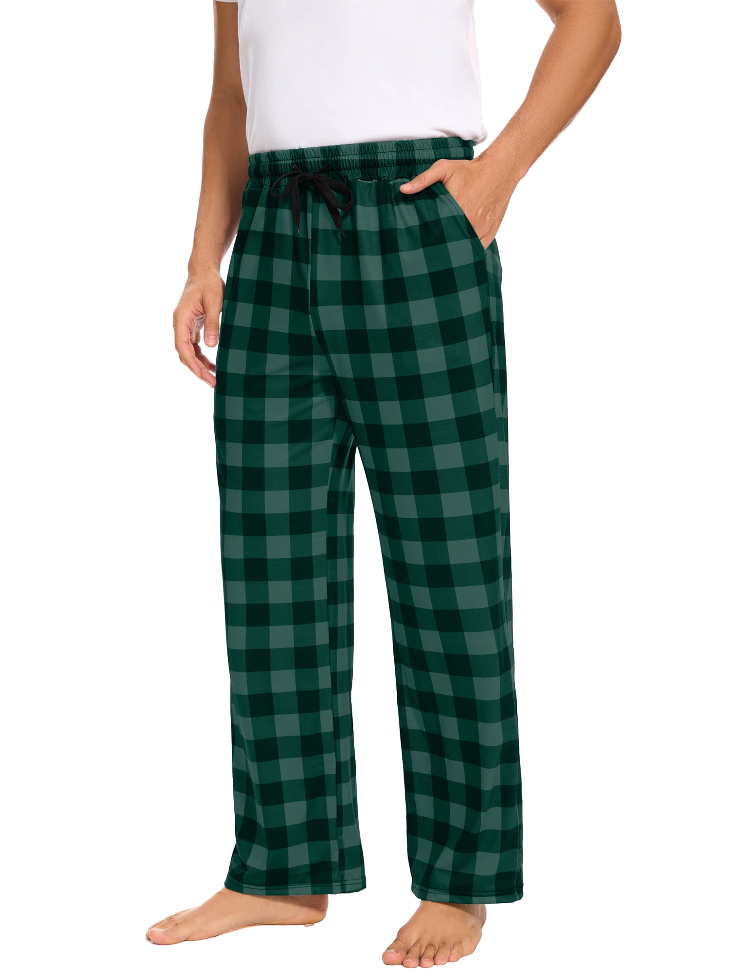 With Pockets Mens Sleep Pants Mickey, Goofy, And Donald Christmas