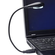 Hanerdun USB LED Light Portable Laptop Computer Light Desk Table Flexible Reading Lamp Black