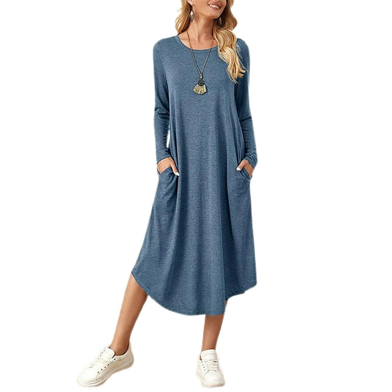 Walmart dresses top with pockets