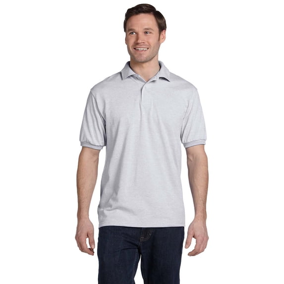 Hanes 054 EcoSmart Men's Polo Shirt - Ash - X-Large