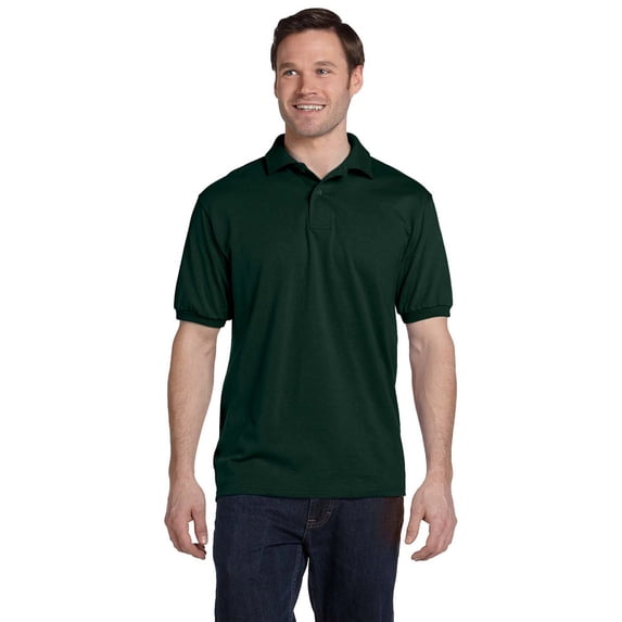 Hanes 054 EcoSmart Men's Polo Shirt - Forest - 3X-Large
