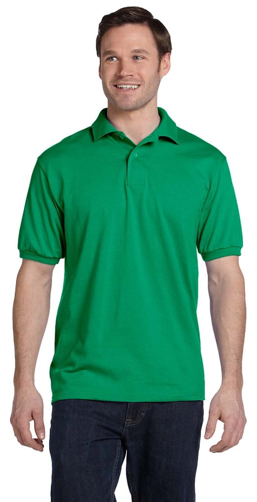 mens kelly green polo shirt