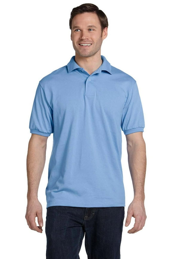054 EcoSmart Men's Polo Shirt - Light Blue - Large