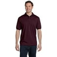 thumbnail image 1 of Hanes 054 EcoSmart Men's Polo Shirt - Maroon - Large, 1 of 2
