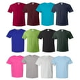 thumbnail image 1 of Hanes- 100% Cotton Essential-T T-Shirt For Men | 5 oz, Men's Casual Short Sleeve Crew Neck Tee, Multi-Pack Assorted Tees, Mixed Color Bulk- 12 Pack Tees | Size 4X-Large, 1 of 5