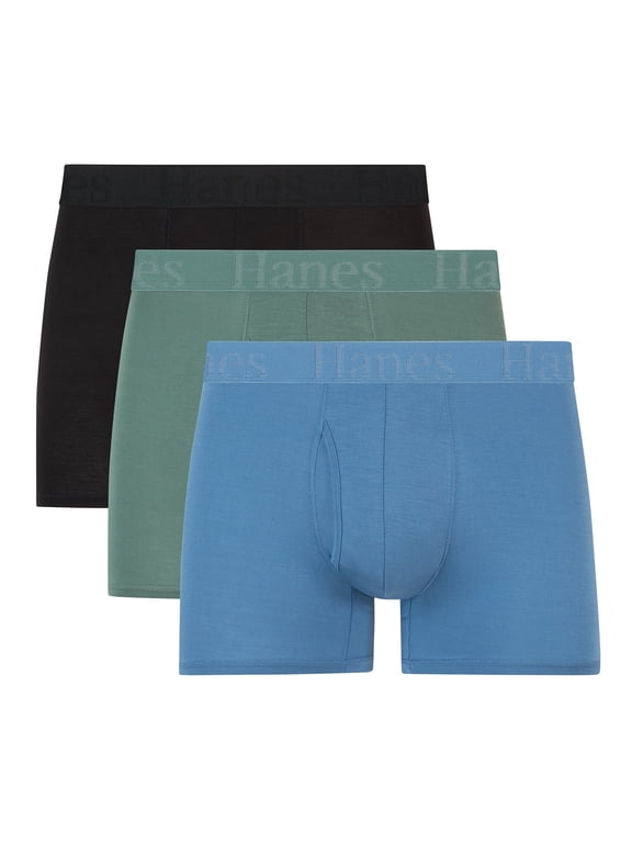 Originals Men's SuperSoft Trunk Underwear, 3-Pack, Sexy , Moisture Wicking, Neutrals Assorted 2XL