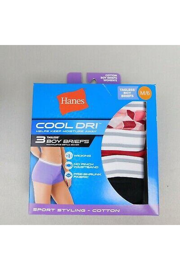 3 Boy Briefs Cool Dri Size - L/7 New!