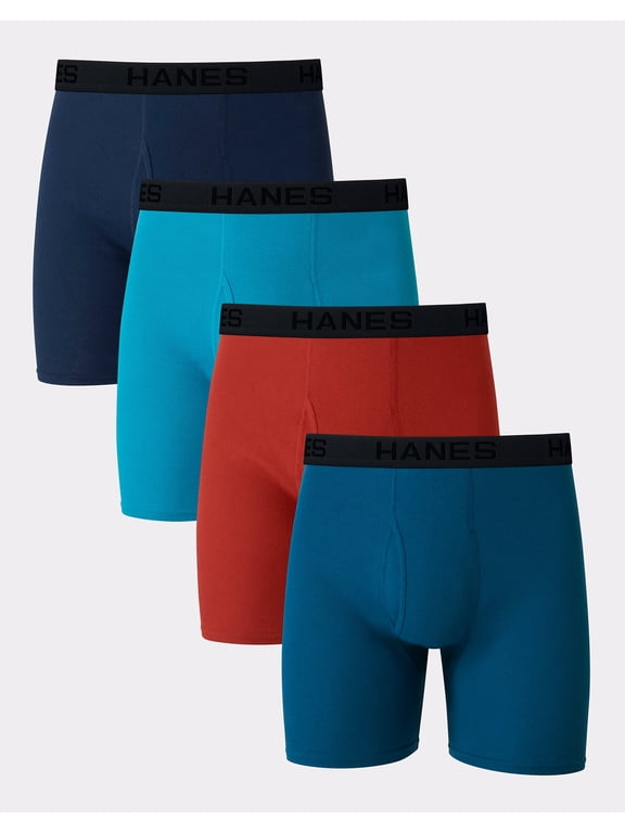 4 Pack Boxer Briefs Big & Tall Men's Ultimate Cool Comfort Flex 2XB-4XB