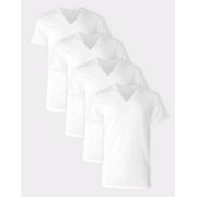 Hanes 4-Pack V-Neck T-Shirt Undershirt Short Sleeve Ultimate Mens Comfort Fit
