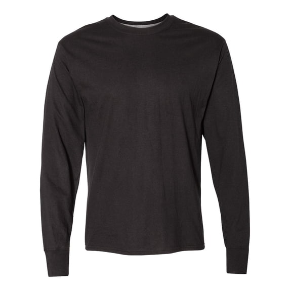 Hanes 42L0 Men's 4.5 oz., 60/40 Ringspun Cotton/Polyester X-Temp Long-Sleeve T-Shirt