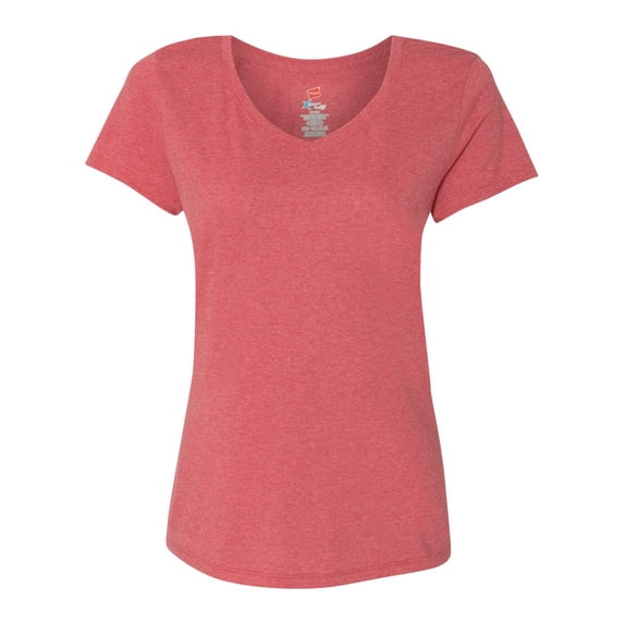Hanes 42VT Ladies' X-Temp Triblend V-Neck T-Shirt (2 PACK)