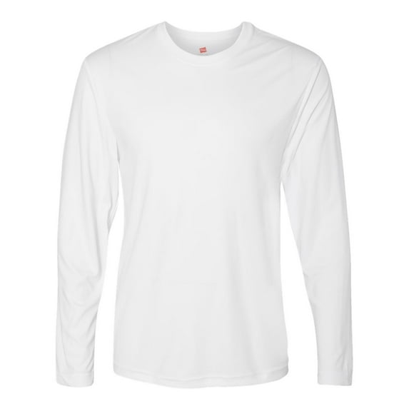 Hanes 482L Cool DRI LONG Sleeve Performance T-Shirt (2 PACK)