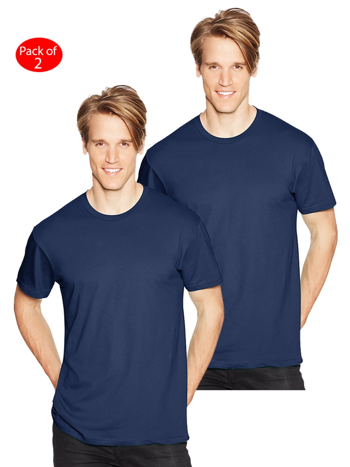 Hanes 4980 Men'S Nano T-Shirt, Pack Of 2 - Walmart.com