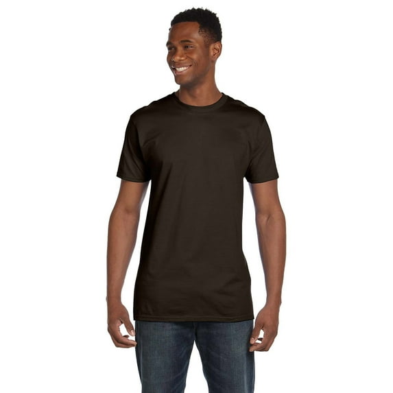Hanes 4980 Nano Cotton T-Shirt - Dark Chocolate - 2X-Large