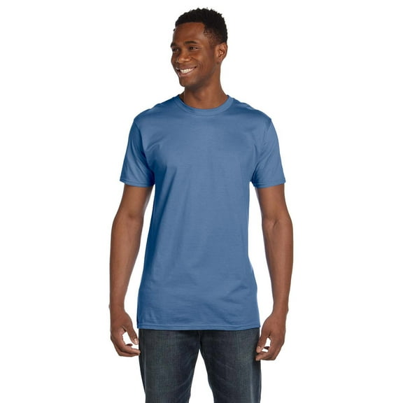 Hanes 4980 Nano Cotton T-Shirt - Denim - Small