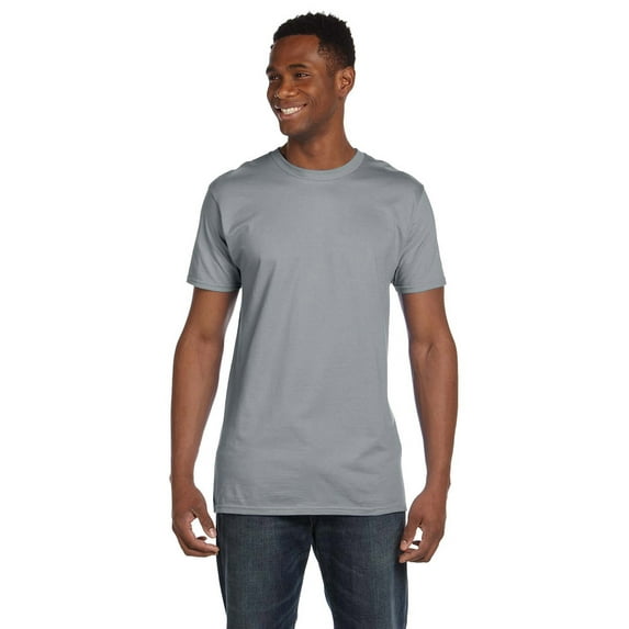 Hanes 4980 Nano Cotton T-Shirt - Gray - 3X-Large