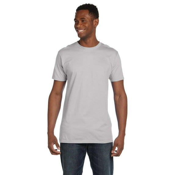 Hanes 4980 Nano Cotton T-Shirt - Ice Grey - Small