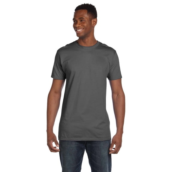 Hanes 4980 Nano Cotton T-Shirt - Smoke Gray - X-Large