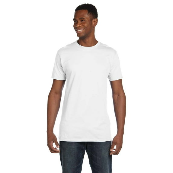 Hanes 4980 Nano Cotton T-Shirt - White - Medium