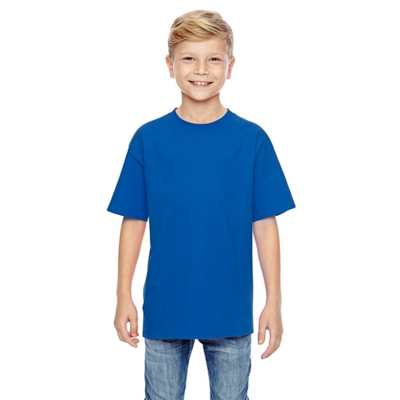 Hanes 498Y Youth 4.5 Oz. 100 Ringspun Cotton Perfect-Tt-Shirt