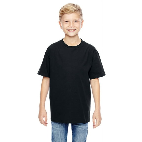 Hanes 498Y Youth 4.5 Oz. 100 Ringspun Cotton Perfect-Tt-Shirt