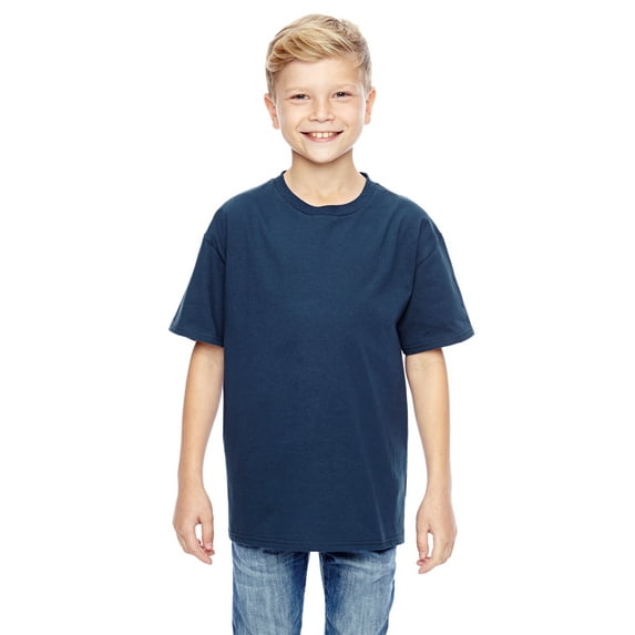 Hanes 498Y Youth 4.5 Oz. 100 Ringspun Cotton Perfect-Tt-Shirt
