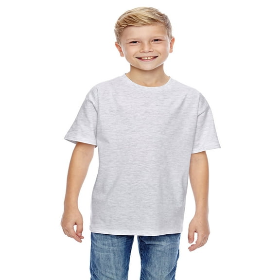 Hanes 498Y Youth 4.5 Oz. 100 Ringspun Cotton Perfect-Tt-Shirt