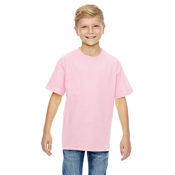 Hanes 498Y Youth 4.5 Oz. 100 Ringspun Cotton Perfect-Tt-Shirt