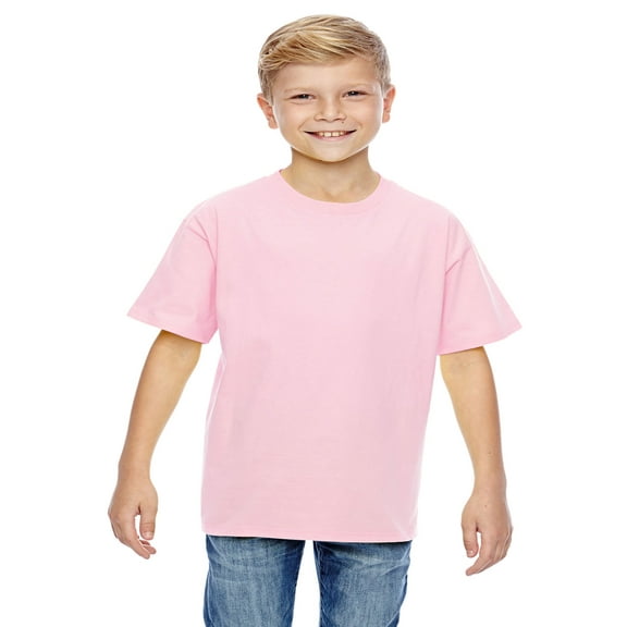 Hanes 498Y Youth 4.5 Oz. 100 Ringspun Cotton Perfect-Tt-Shirt