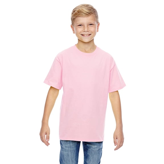 Hanes 498Y Youth 4.5 Oz. 100 Ringspun Cotton Perfect-Tt-Shirt
