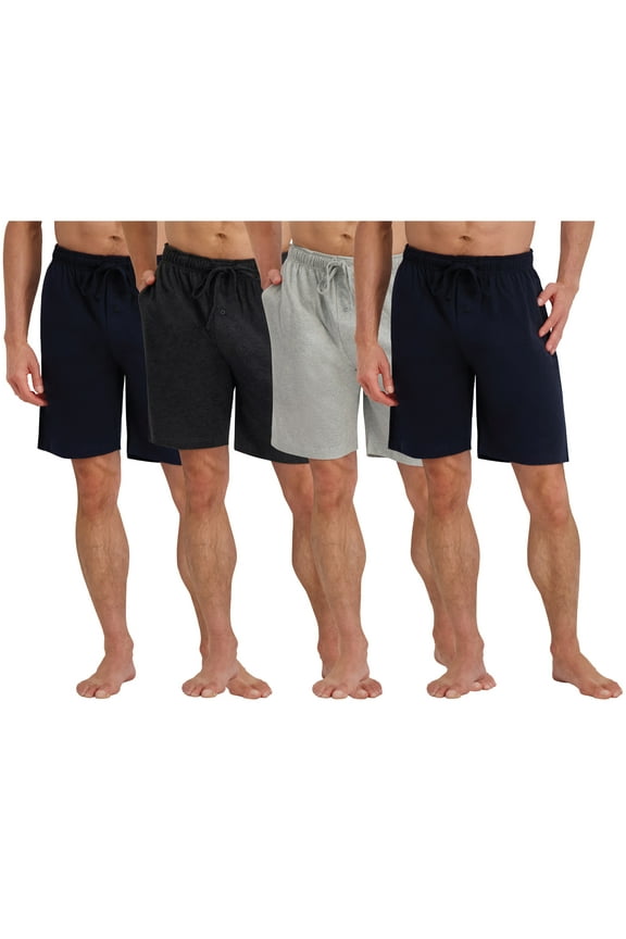 4pk Knit Sleep Short Bonus Pack, Sizes S-XL
