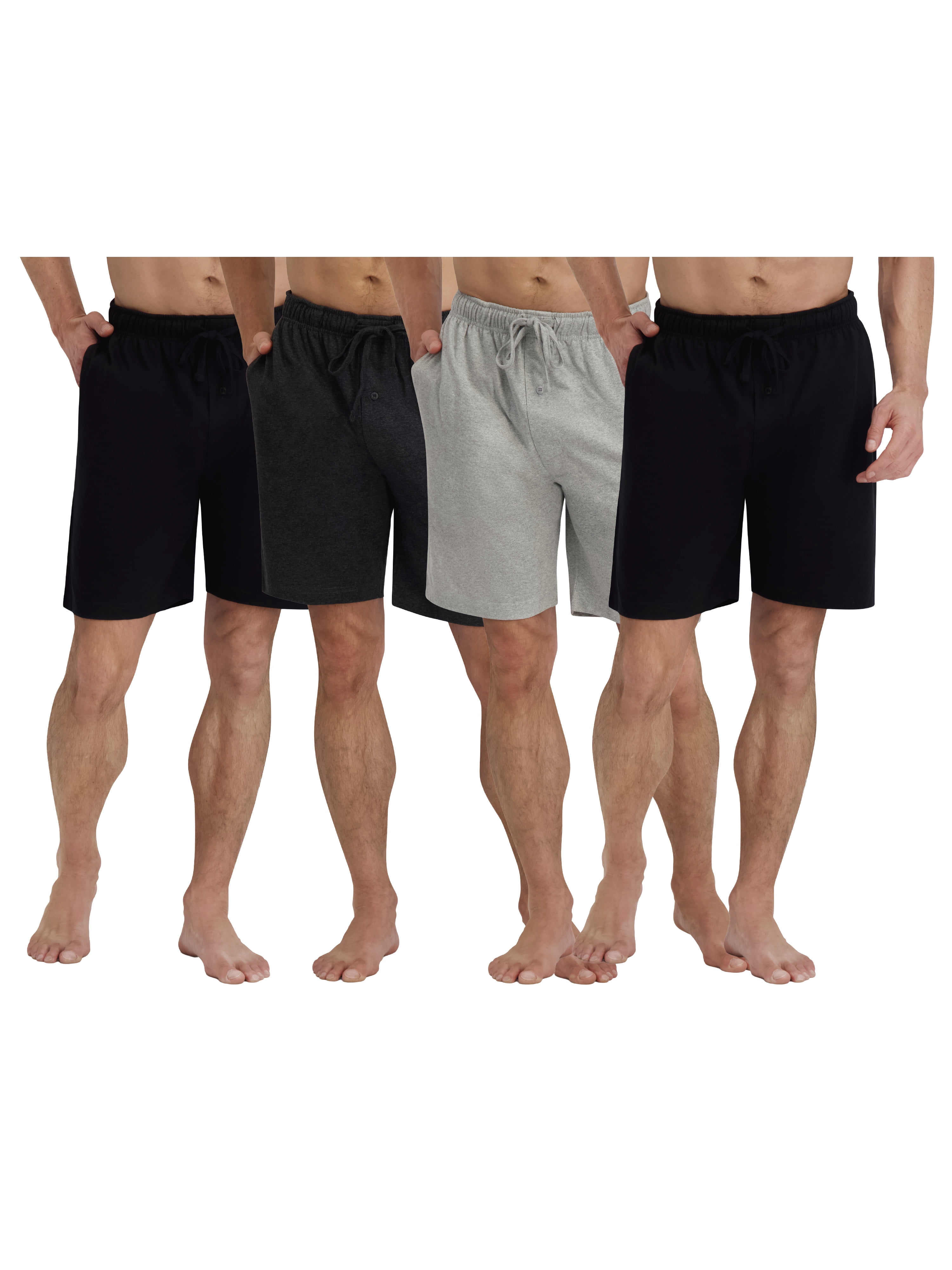 Hanes 4pk Knit Sleep Short Bonus Pack, Sizes S-XL
