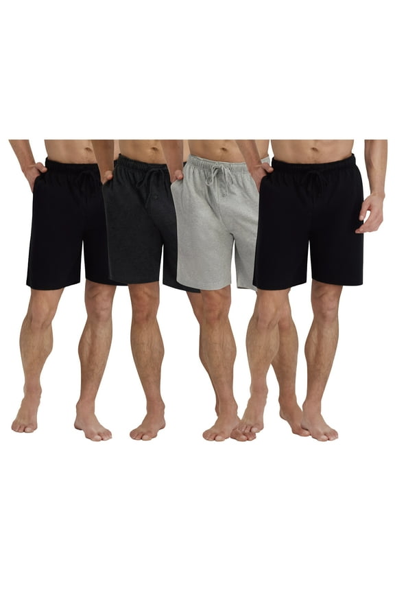 4pk Knit Sleep Short Bonus Pack, Sizes S-XL