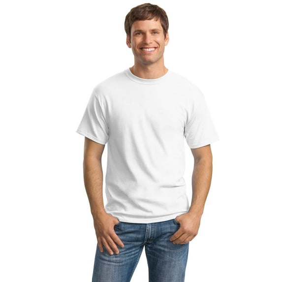 Hanes 5.2 Oz. Comfortsoft Cotton T-Shirt 5280- White,Large Pack of 1