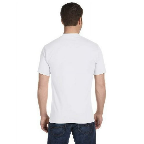Hanes 5.2 Oz. Comfortsoft Cotton T-Shirt 5280- White,Medium Pack of 1