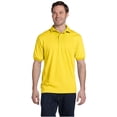 thumbnail image 1 of Hanes 5.2 oz. 50/50 ComfortBlend EcoSmart Jersey Knit Men Polo Yellow X-Large, 1 of 3