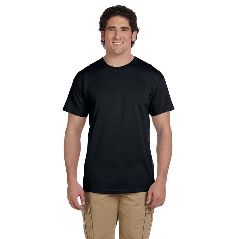 Men's 5.2 oz Hanes COMFORTBLEND ECOSMART Pocket T-Shirt Black S